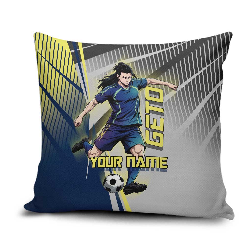 Personalized Geto Suguru Pillow Cover Anime Soccer Action Illustration Art