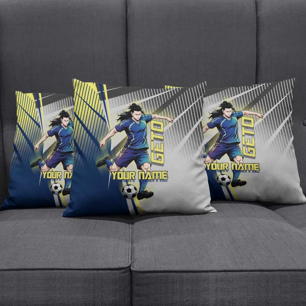 Personalized Geto Suguru Pillow Cover Anime Soccer Action Illustration Art
