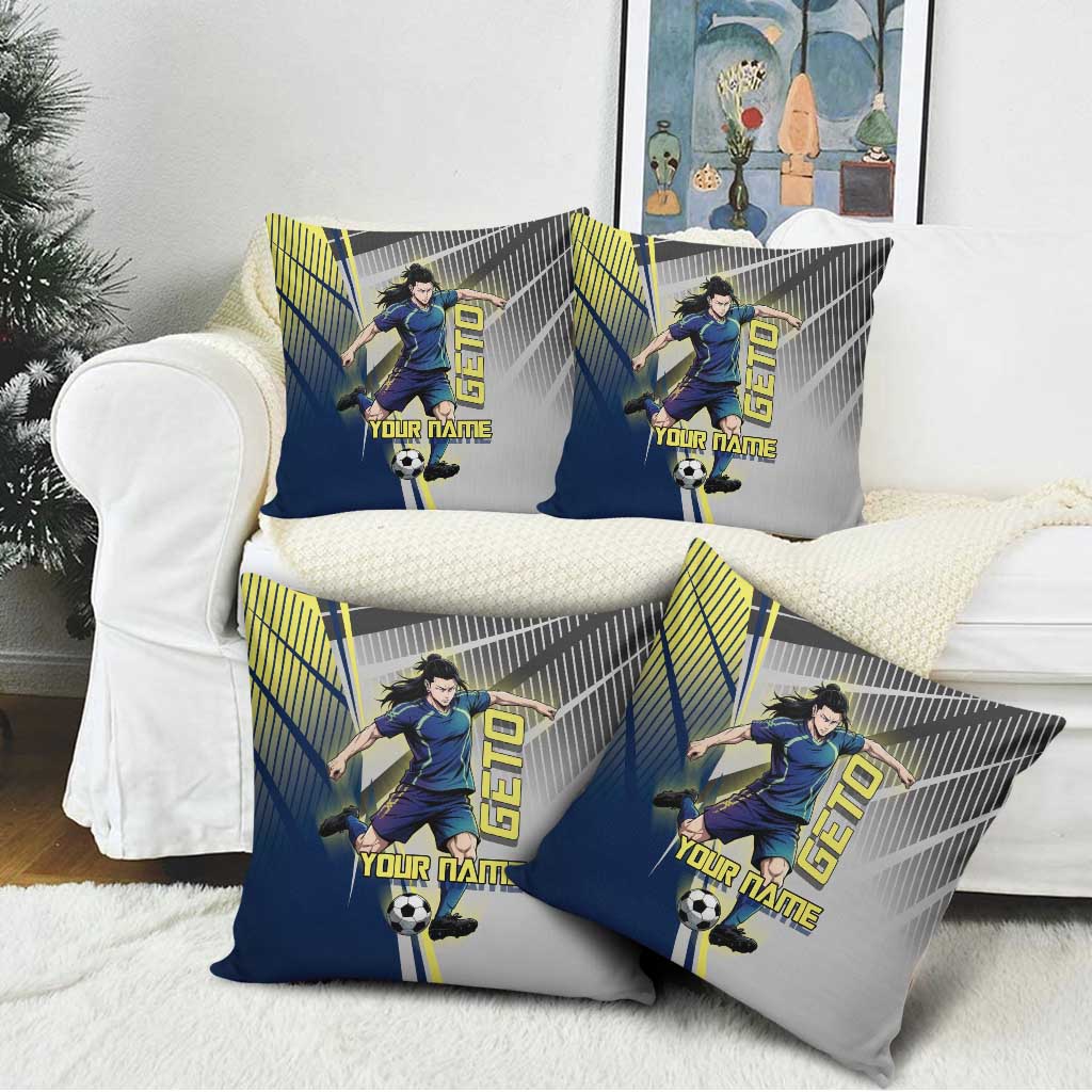 Personalized Geto Suguru Pillow Cover Anime Soccer Action Illustration Art