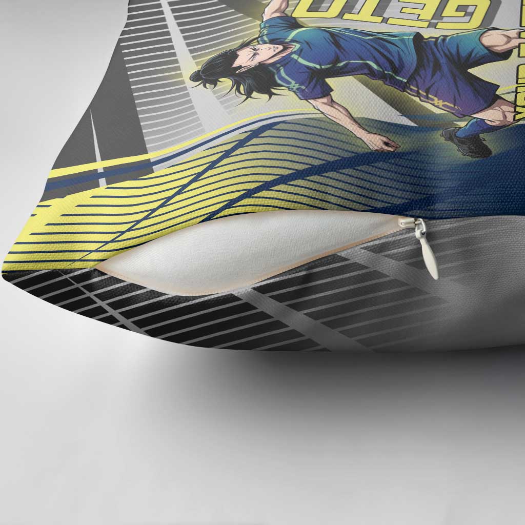 Personalized Geto Suguru Pillow Cover Anime Soccer Action Illustration Art