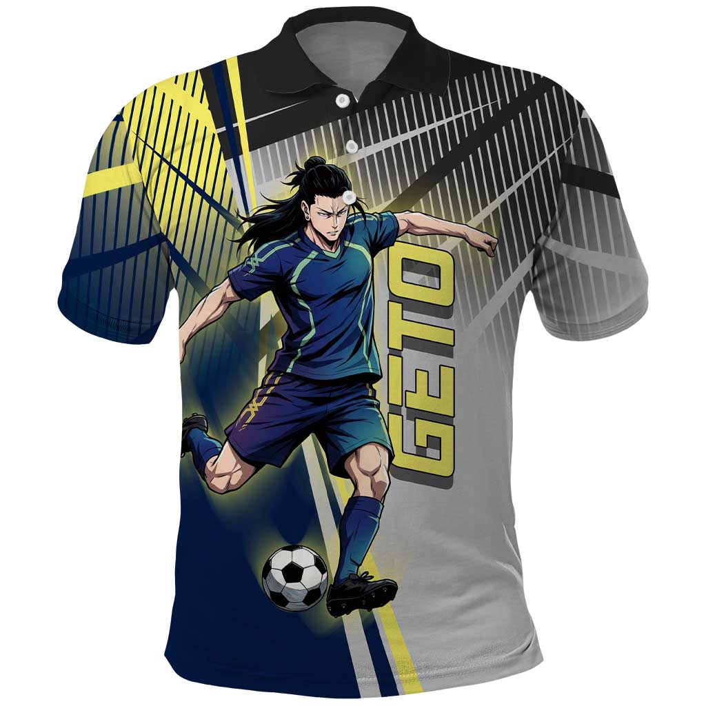 Personalized Geto Suguru Polo Shirt Anime Soccer Action Illustration Art
