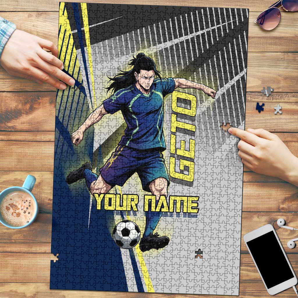 Personalized Geto Suguru Puzzle Anime Soccer Action Illustration Art