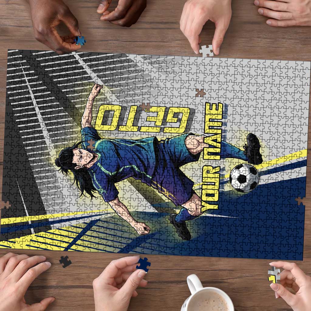 Personalized Geto Suguru Puzzle Anime Soccer Action Illustration Art