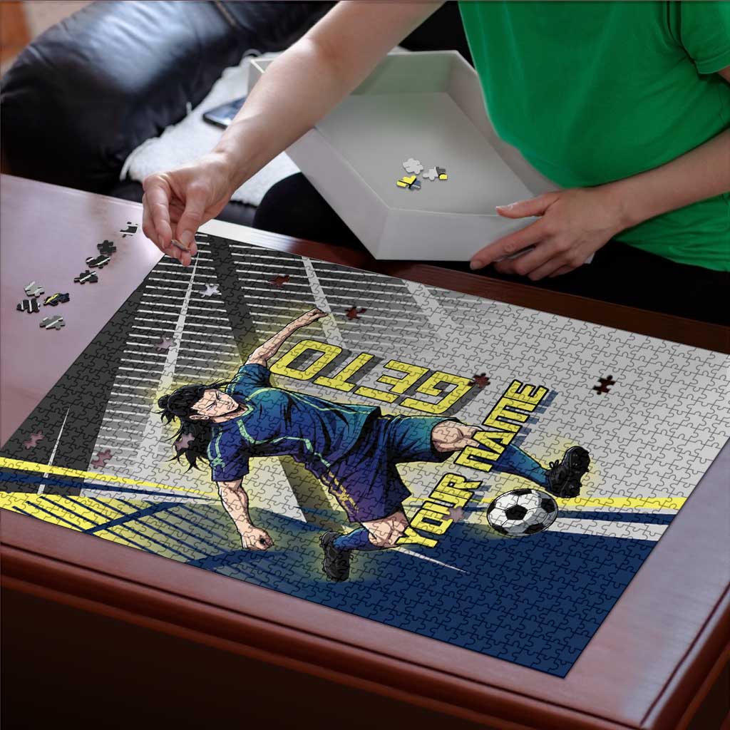 Personalized Geto Suguru Puzzle Anime Soccer Action Illustration Art
