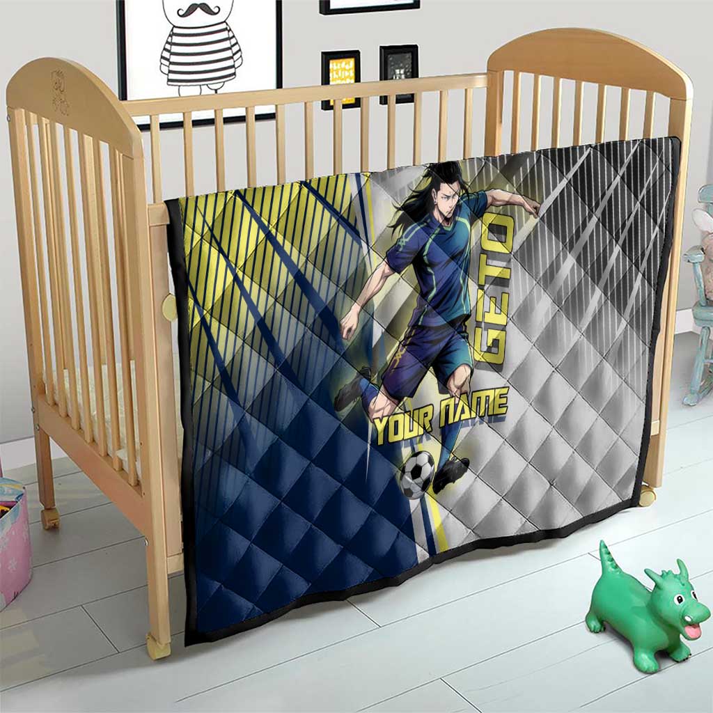 Personalized Geto Suguru Quilt Anime Soccer Action Illustration Art