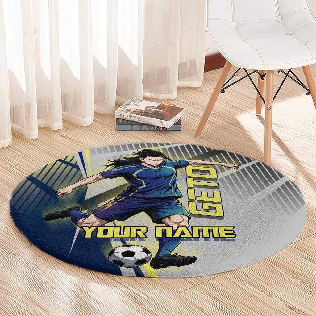 Personalized Geto Suguru Round Carpet Anime Soccer Action Illustration Art