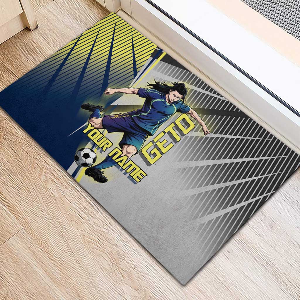 Personalized Geto Suguru Rubber Doormat Anime Soccer Action Illustration Art