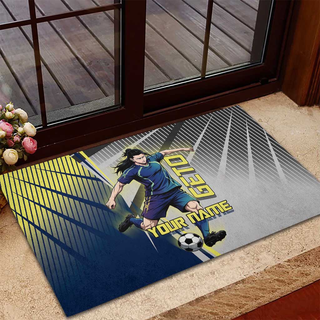 Personalized Geto Suguru Rubber Doormat Anime Soccer Action Illustration Art