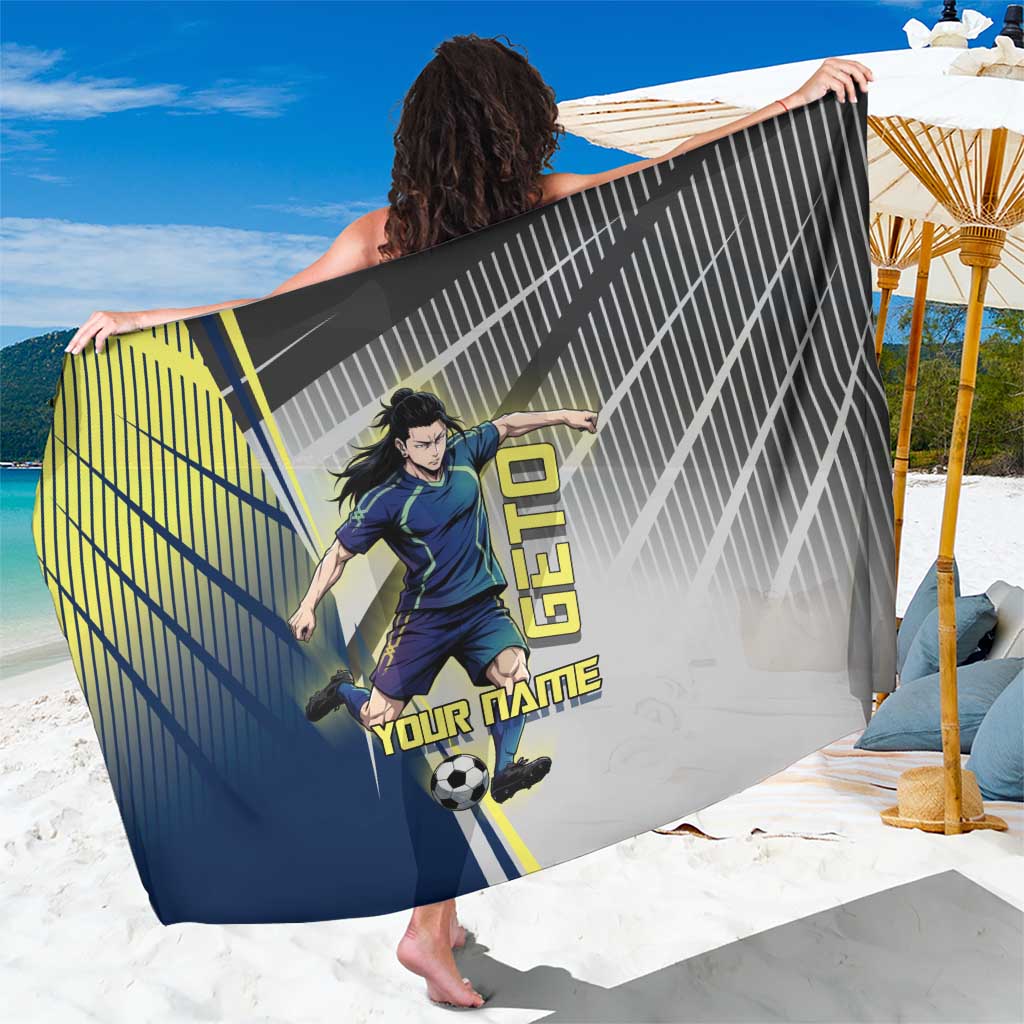 Personalized Geto Suguru Sarong Anime Soccer Action Illustration Art