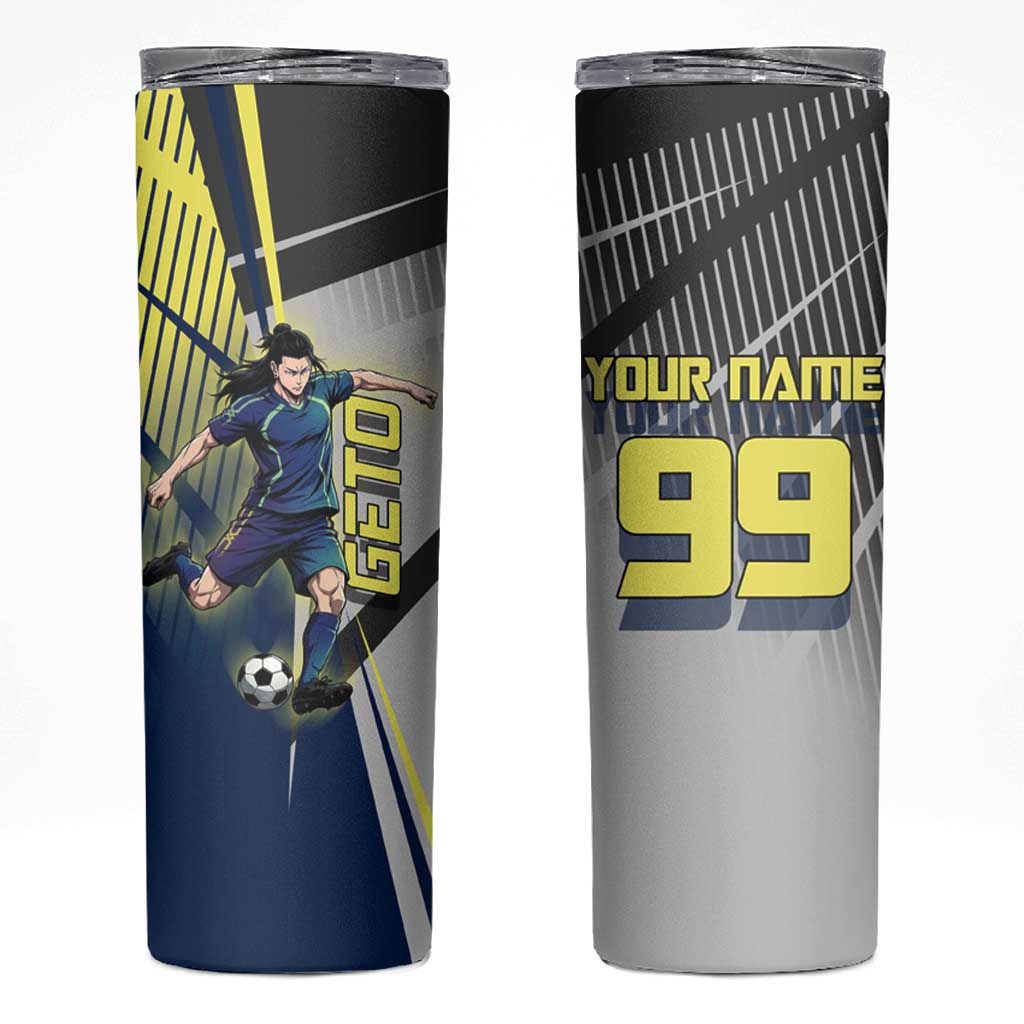 Personalized Geto Suguru Skinny Tumbler Anime Soccer Action Illustration Art