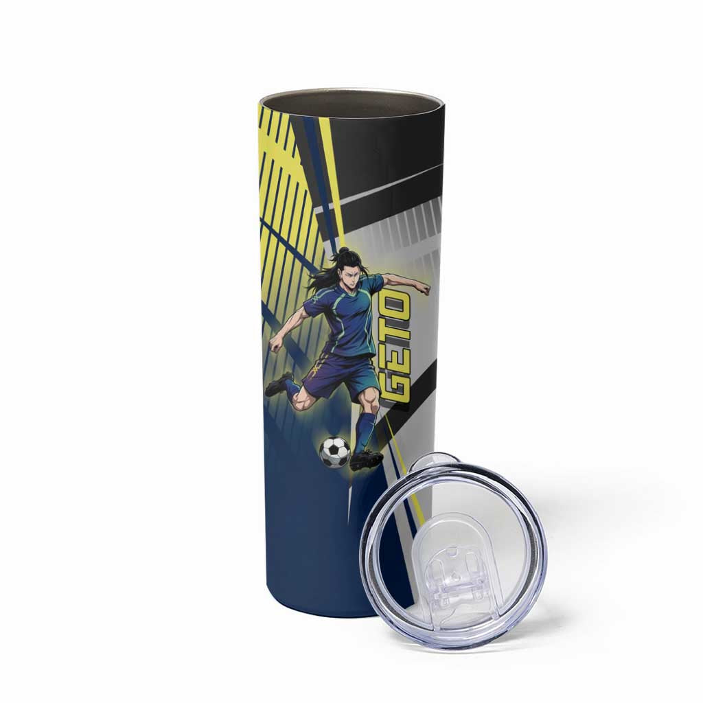 Personalized Geto Suguru Skinny Tumbler Anime Soccer Action Illustration Art
