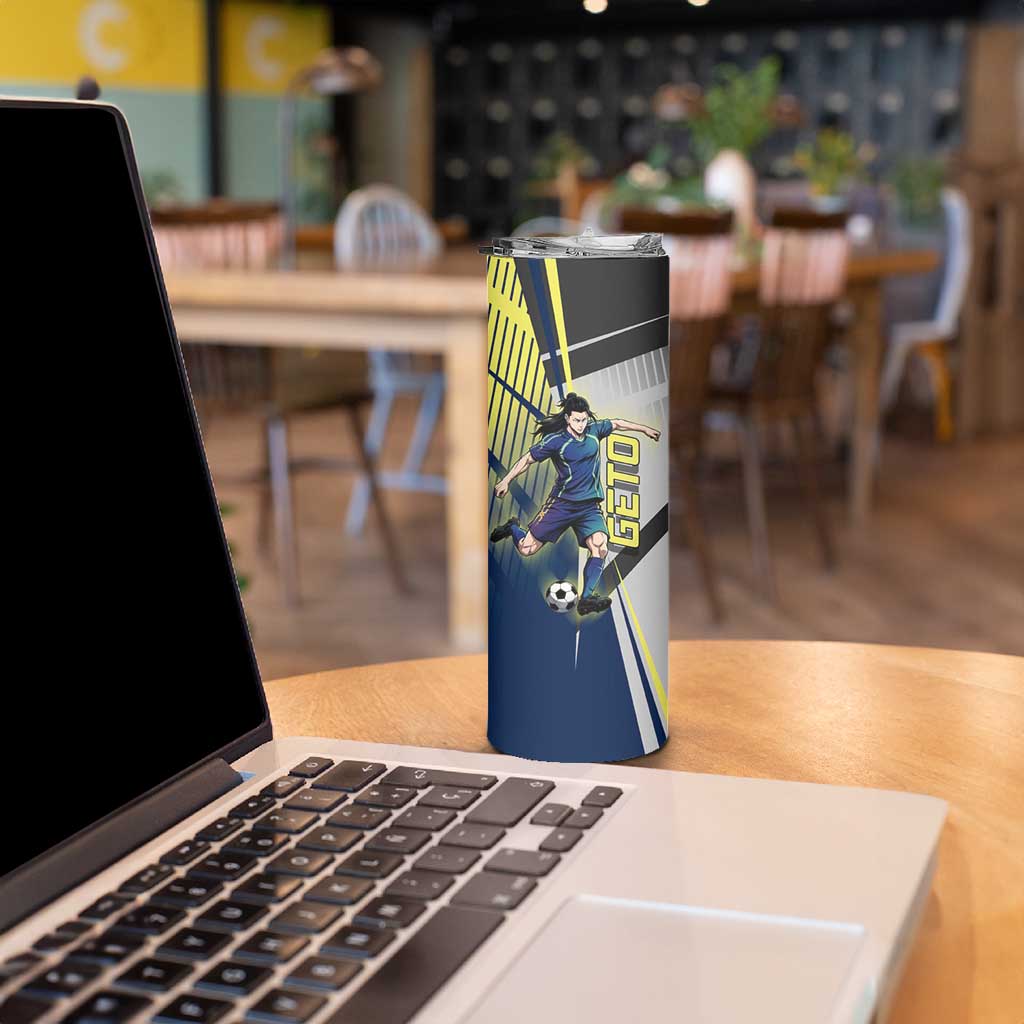 Personalized Geto Suguru Skinny Tumbler Anime Soccer Action Illustration Art