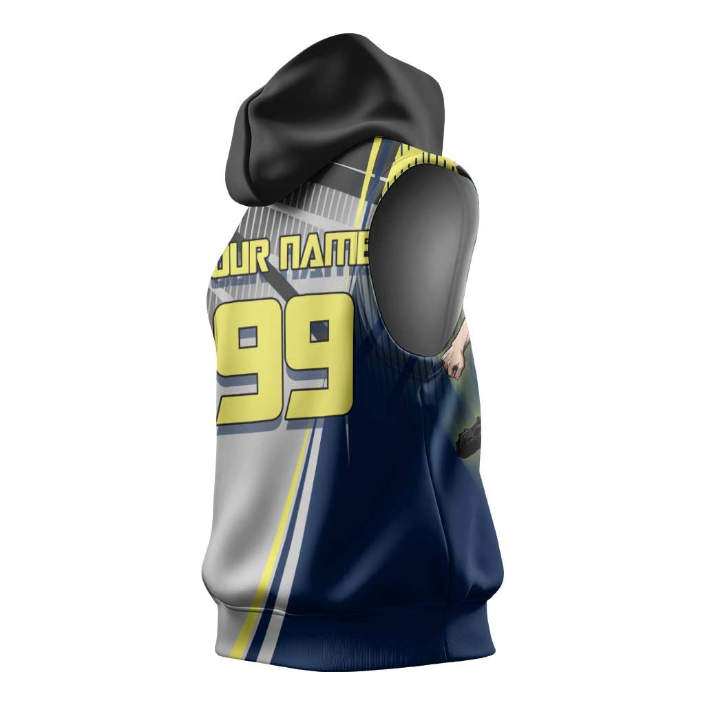 Personalized Geto Suguru Sleeveless Hoodie Anime Soccer Action Illustration Art