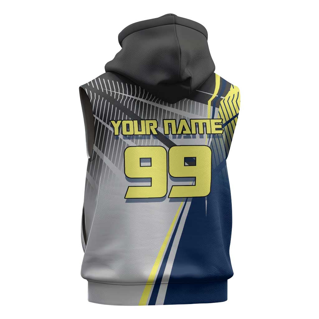Personalized Geto Suguru Sleeveless Zip Hoodie Anime Soccer Action Illustration Art