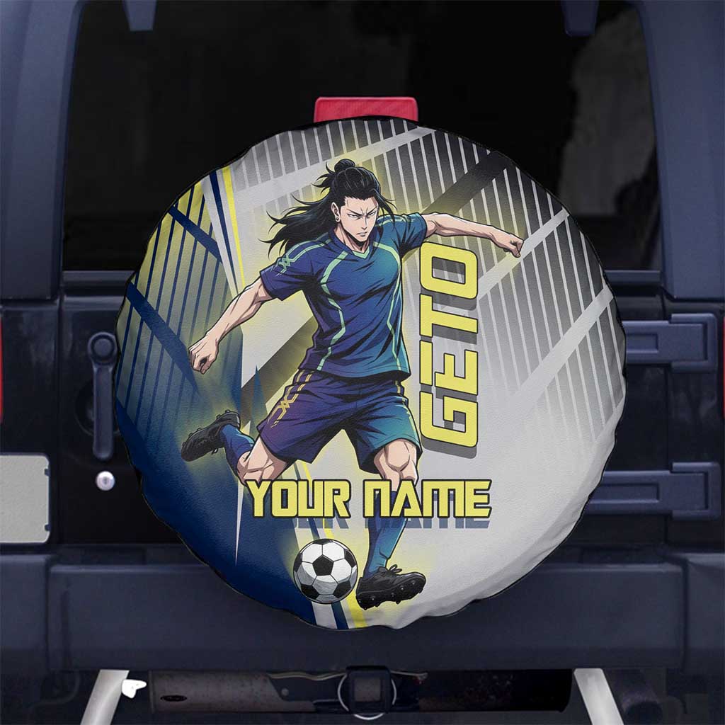 Personalized Geto Suguru Spare Tire Cover Anime Soccer Action Illustration Art