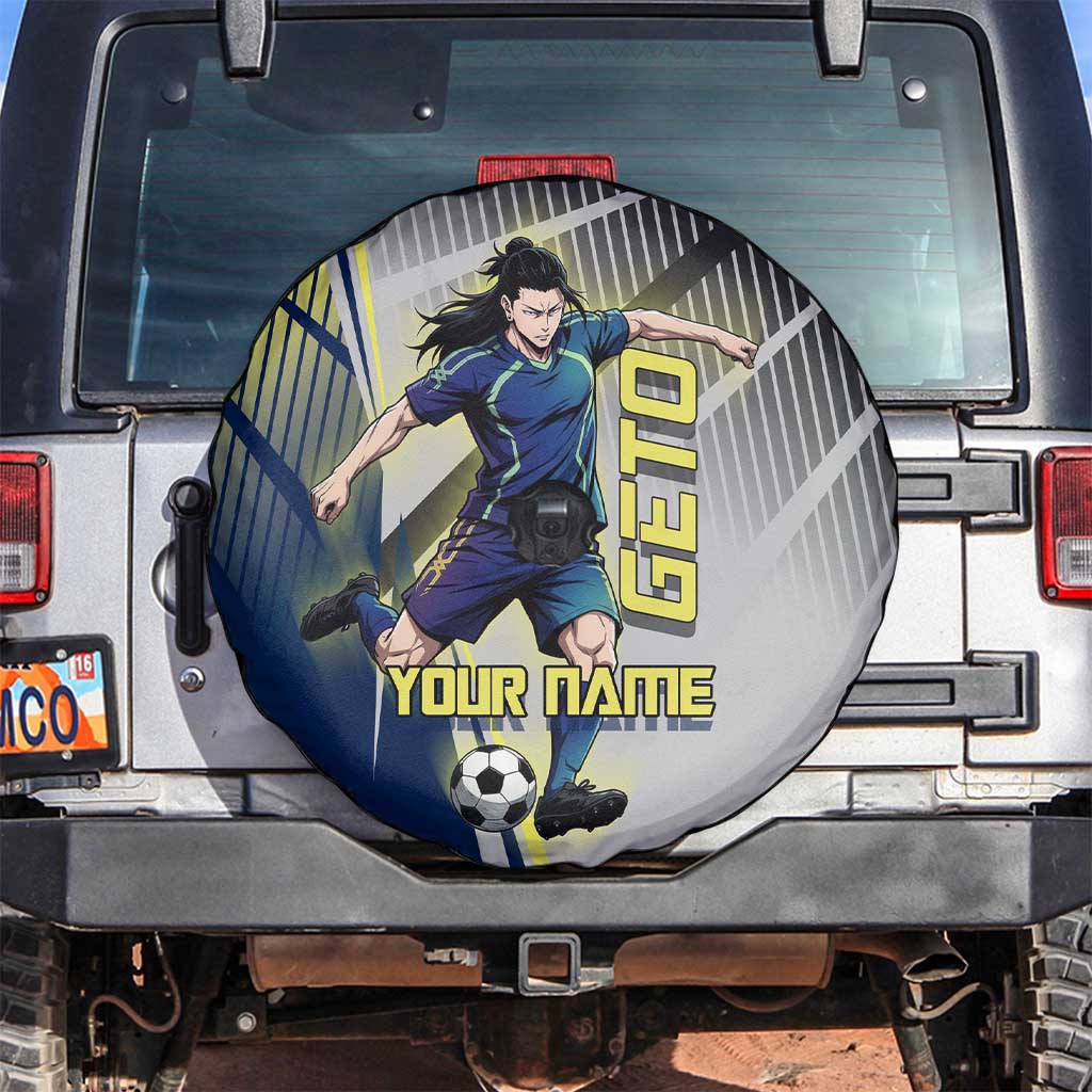 Personalized Geto Suguru Spare Tire Cover Anime Soccer Action Illustration Art