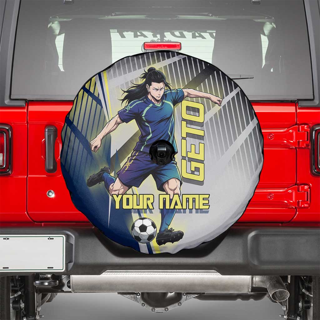 Personalized Geto Suguru Spare Tire Cover Anime Soccer Action Illustration Art