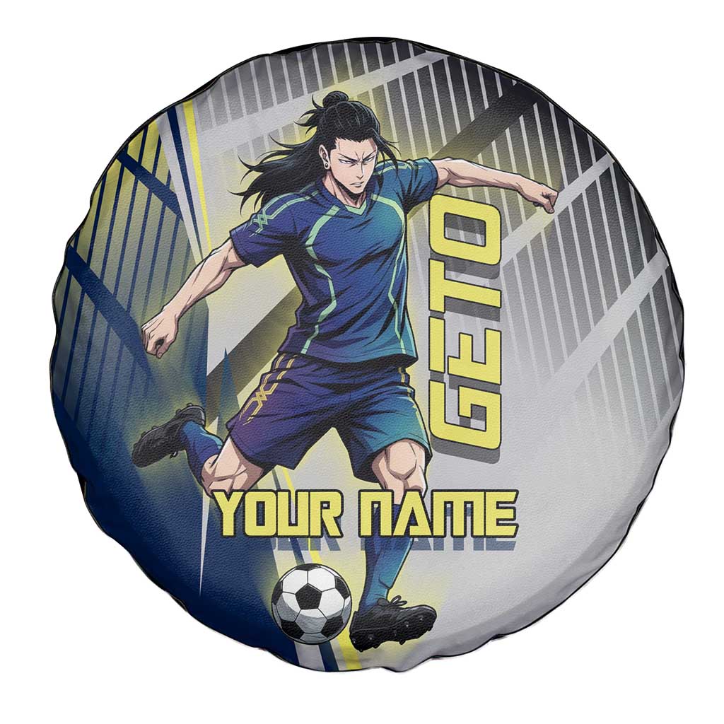 Personalized Geto Suguru Spare Tire Cover Anime Soccer Action Illustration Art