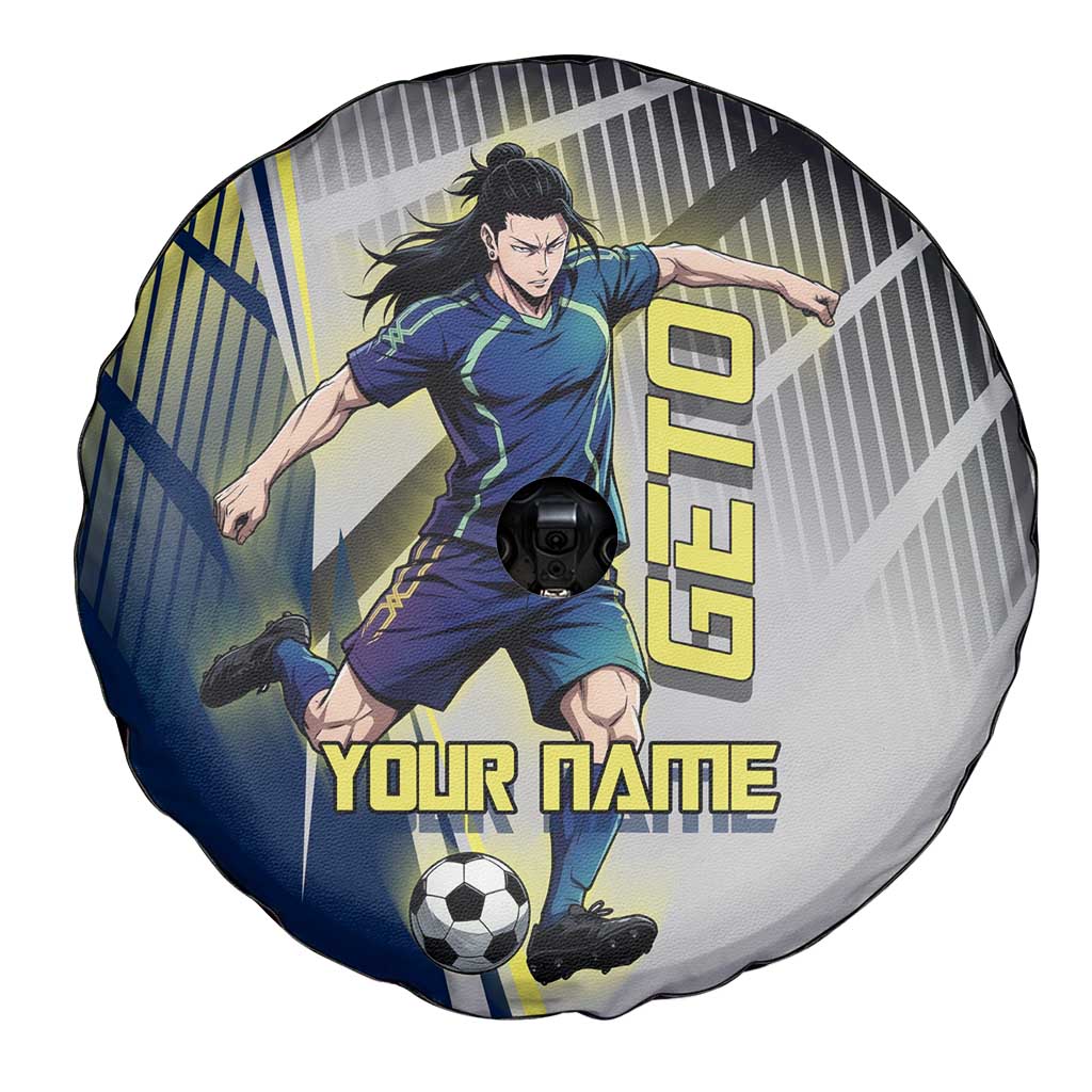 Personalized Geto Suguru Spare Tire Cover Anime Soccer Action Illustration Art