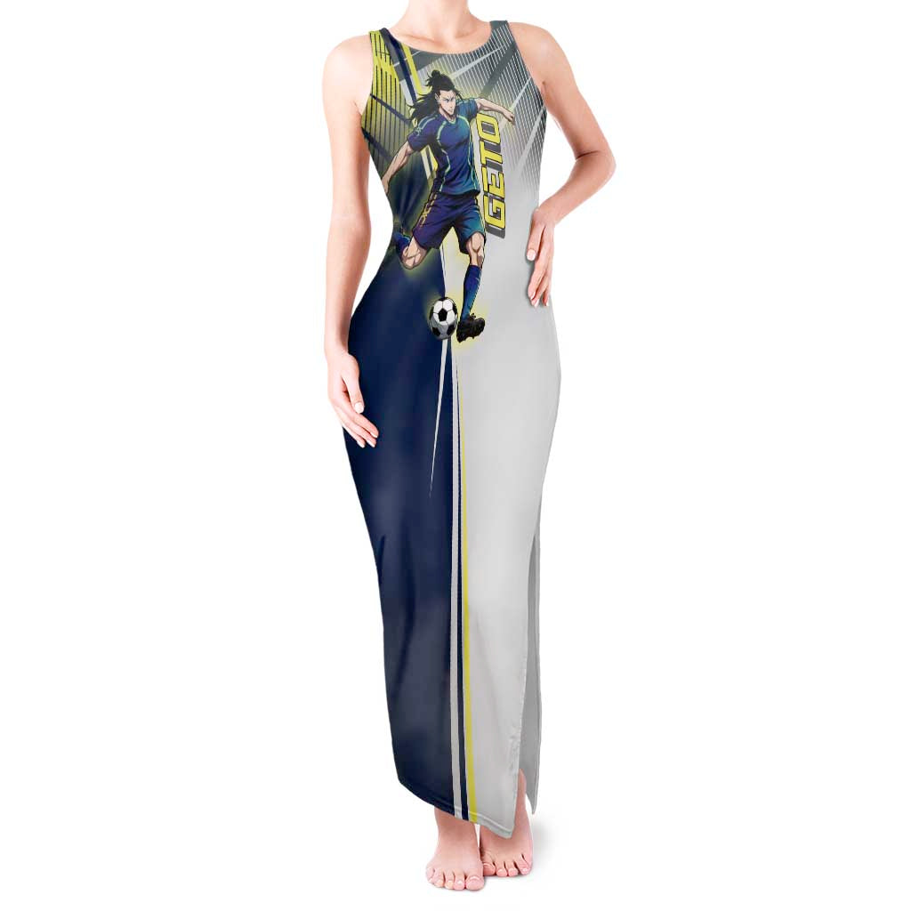 Personalized Geto Suguru Tank Maxi Dress Anime Soccer Action Illustration Art