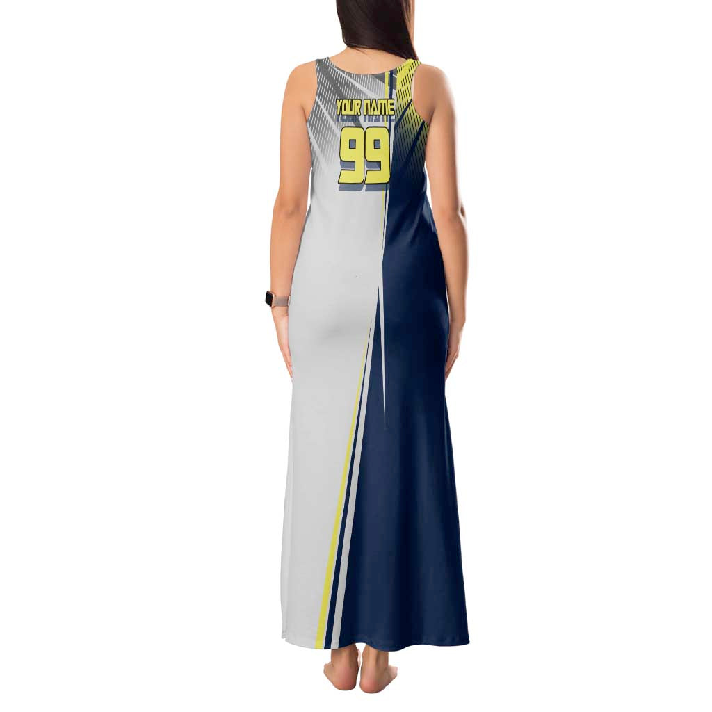 Personalized Geto Suguru Tank Maxi Dress Anime Soccer Action Illustration Art