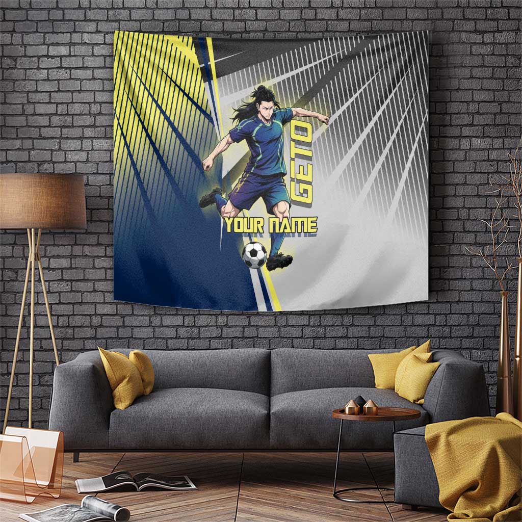 Personalized Geto Suguru Tapestry Anime Soccer Action Illustration Art