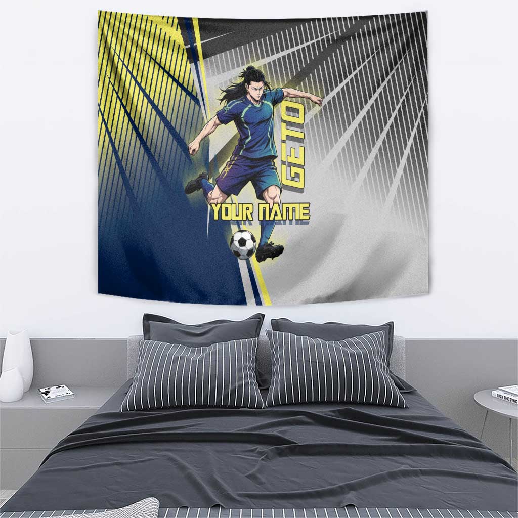 Personalized Geto Suguru Tapestry Anime Soccer Action Illustration Art