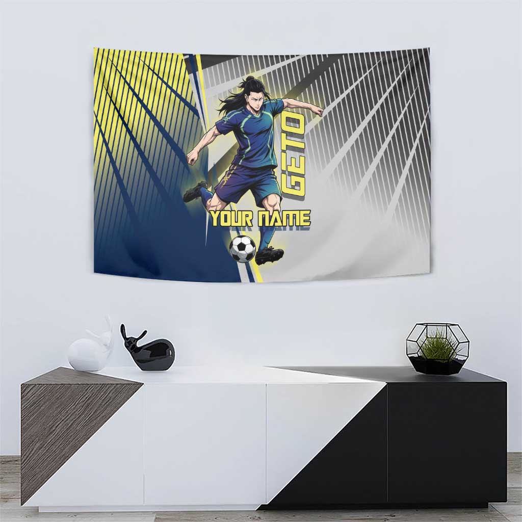 Personalized Geto Suguru Tapestry Anime Soccer Action Illustration Art