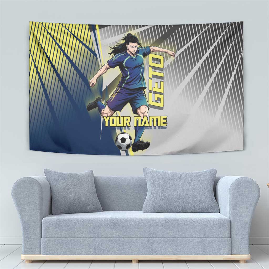Personalized Geto Suguru Tapestry Anime Soccer Action Illustration Art
