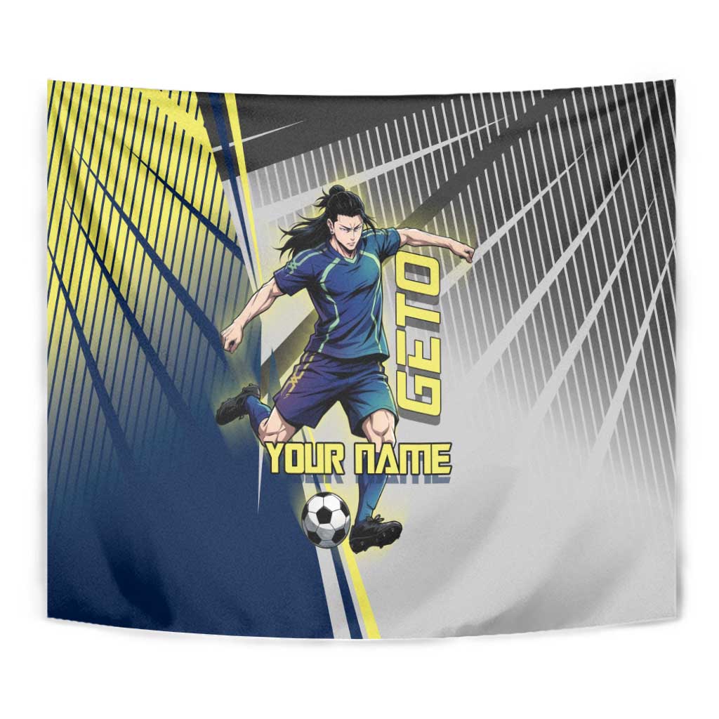 Personalized Geto Suguru Tapestry Anime Soccer Action Illustration Art