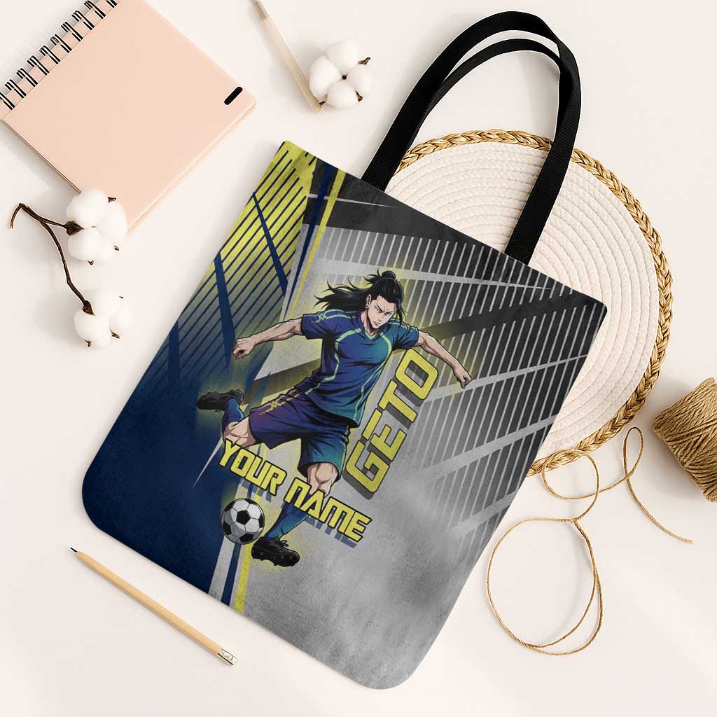 Personalized Geto Suguru Tote Bag Anime Soccer Action Illustration Art