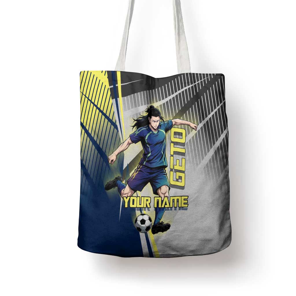 Personalized Geto Suguru Tote Bag Anime Soccer Action Illustration Art