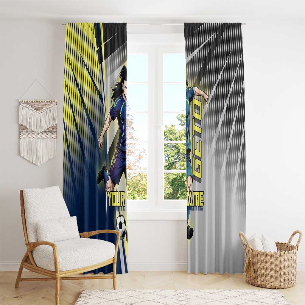 Personalized Geto Suguru Window Curtain Anime Soccer Action Illustration Art