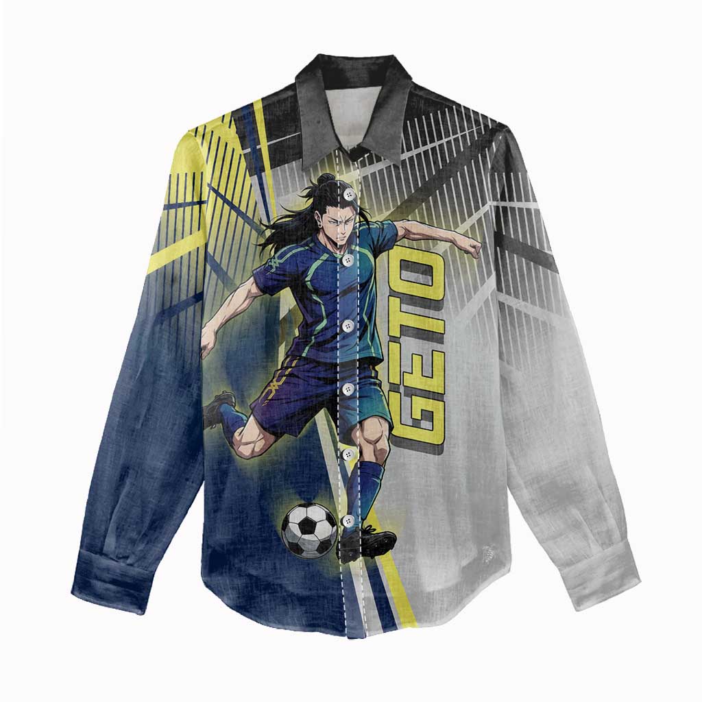 Personalized Geto Suguru Women Casual Shirt Anime Soccer Action Illustration Art