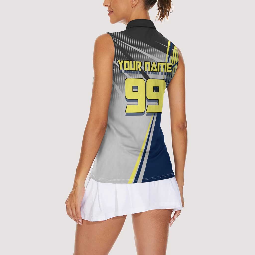 Personalized Geto Suguru Women Sleeveless Polo Shirt Anime Soccer Action Illustration Art