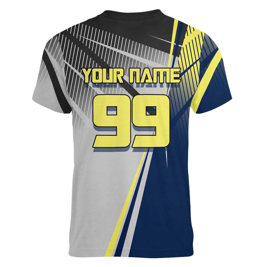 Personalized Geto Suguru Women V-Neck T-Shirt Anime Soccer Action Illustration Art