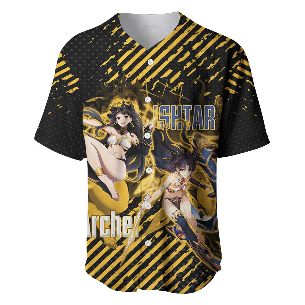 Ishtar Archer Fate Grand Order Baseball Jersey Anime Pop Art Grunge Style