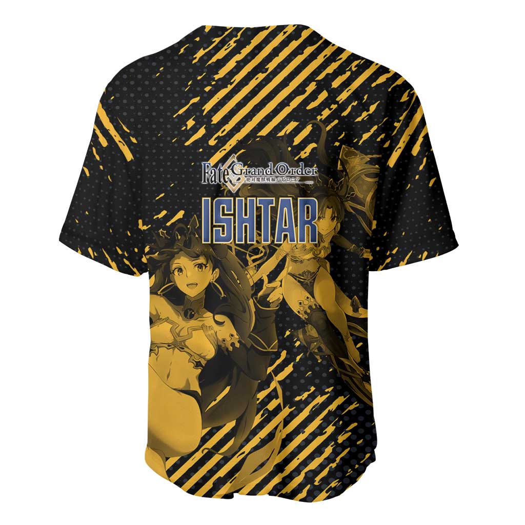 Ishtar Archer Fate Grand Order Baseball Jersey Anime Pop Art Grunge Style