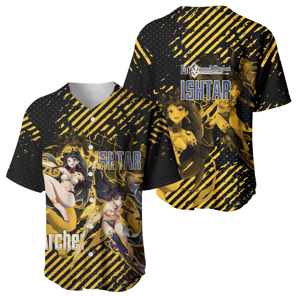 Ishtar Archer Fate Grand Order Baseball Jersey Anime Pop Art Grunge Style