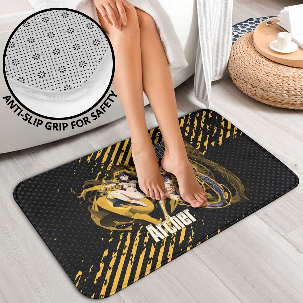 Ishtar Archer Fate Grand Order Bathroom Set Anime Pop Art Grunge Style