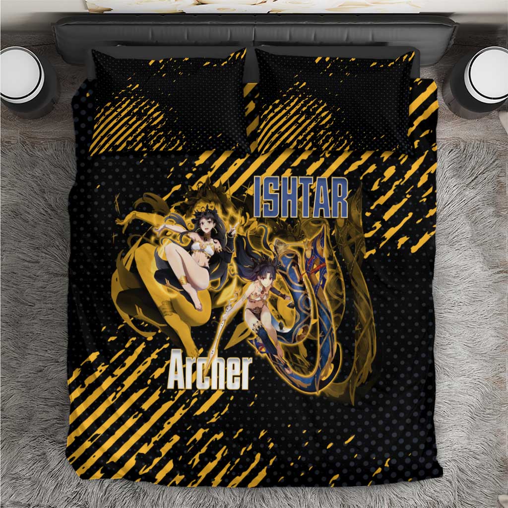 Ishtar Archer Fate Grand Order Bedding Set Anime Pop Art Grunge Style