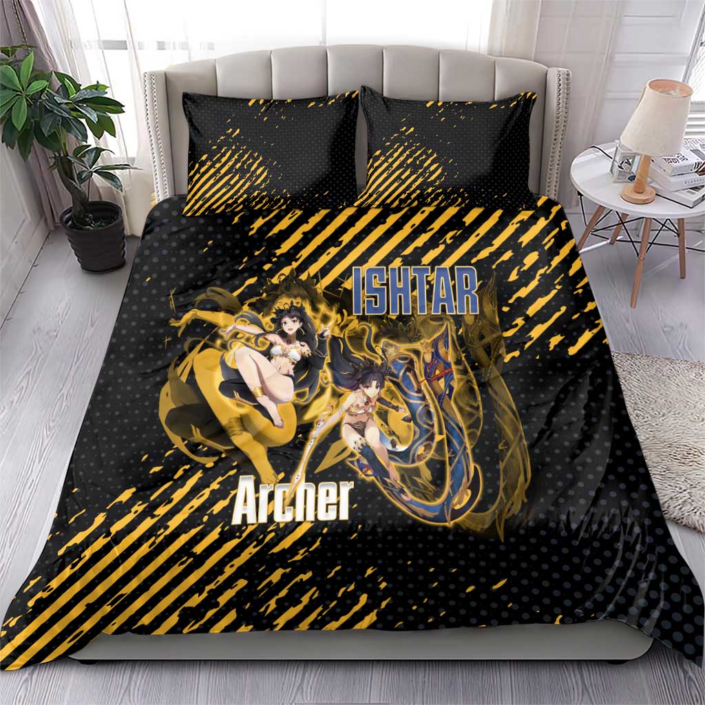 Ishtar Archer Fate Grand Order Bedding Set Anime Pop Art Grunge Style