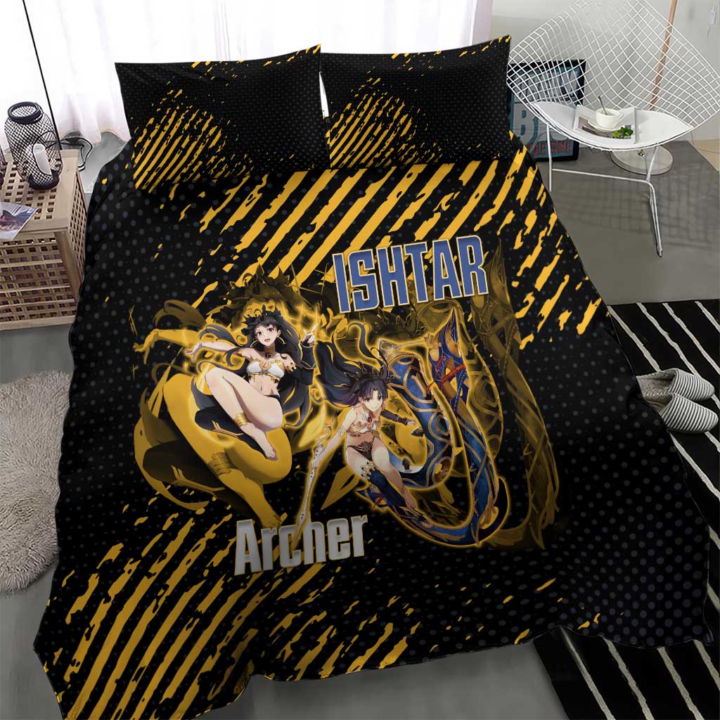 Ishtar Archer Fate Grand Order Bedding Set Anime Pop Art Grunge Style