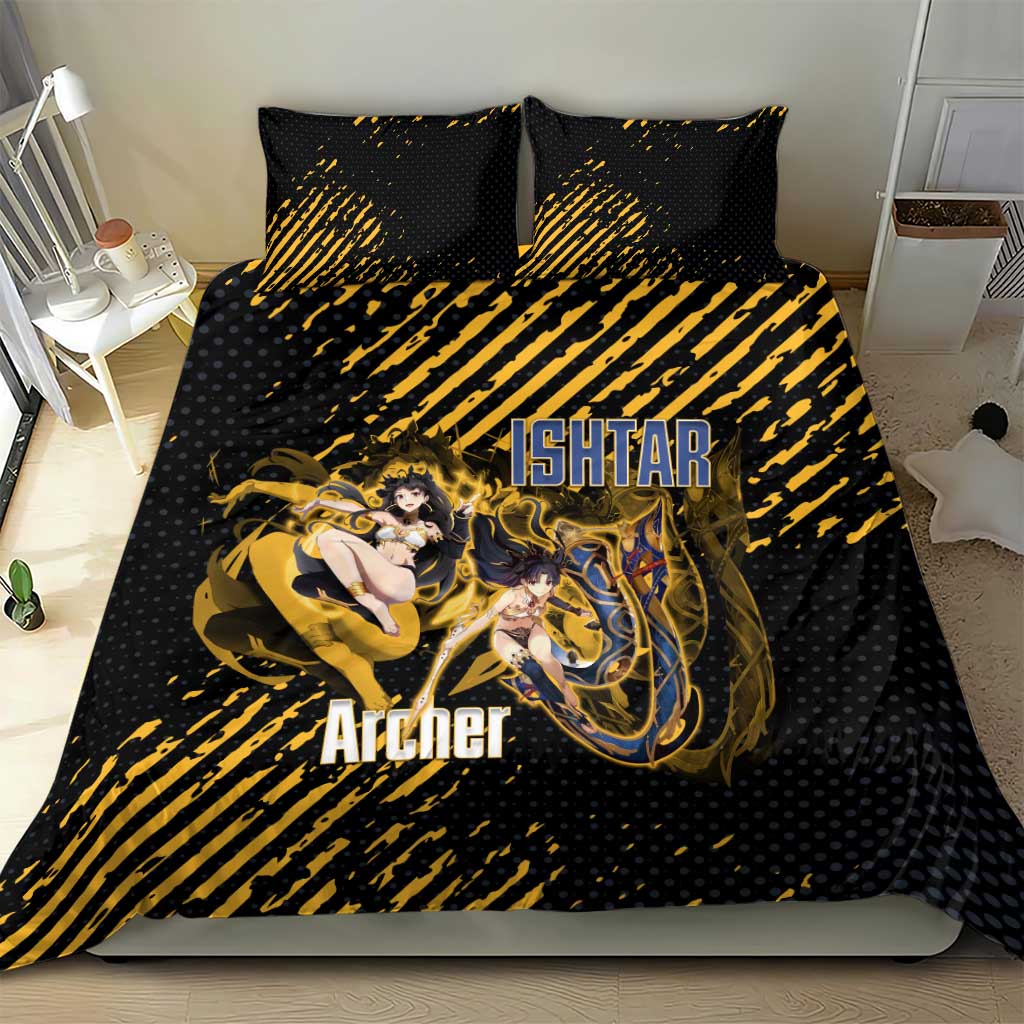 Ishtar Archer Fate Grand Order Bedding Set Anime Pop Art Grunge Style