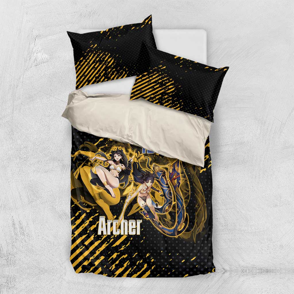 Ishtar Archer Fate Grand Order Bedding Set Anime Pop Art Grunge Style