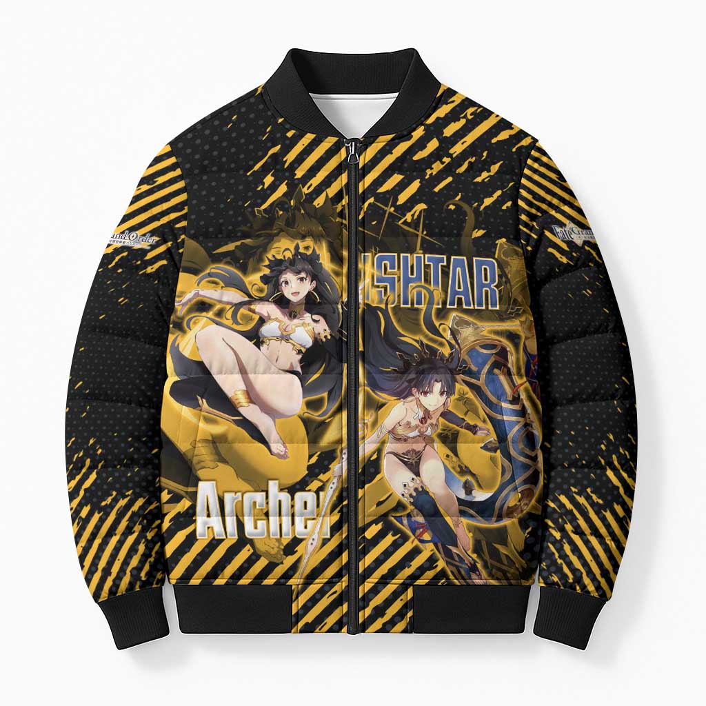 Ishtar Archer Fate Grand Order Bomber Puffer Jacket Anime Pop Art Grunge Style