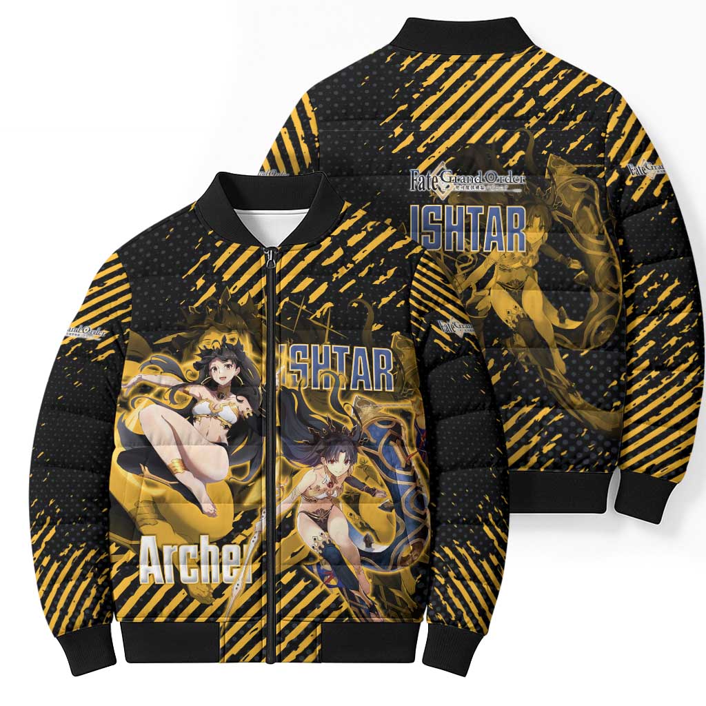 Ishtar Archer Fate Grand Order Bomber Puffer Jacket Anime Pop Art Grunge Style