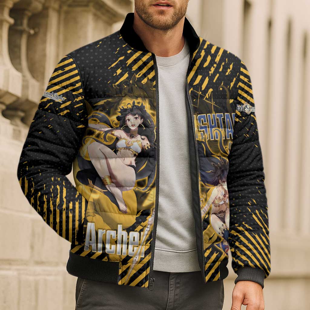 Ishtar Archer Fate Grand Order Bomber Puffer Jacket Anime Pop Art Grunge Style