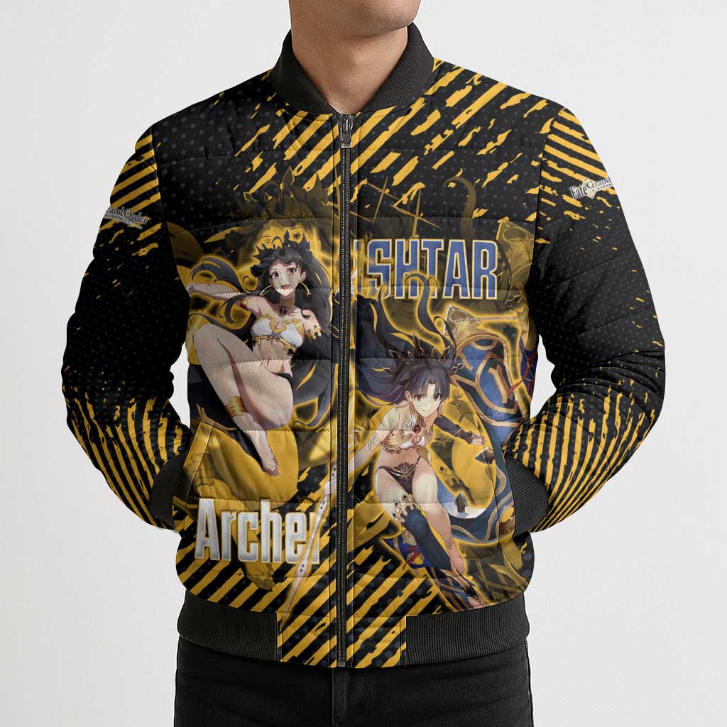 Ishtar Archer Fate Grand Order Bomber Puffer Jacket Anime Pop Art Grunge Style