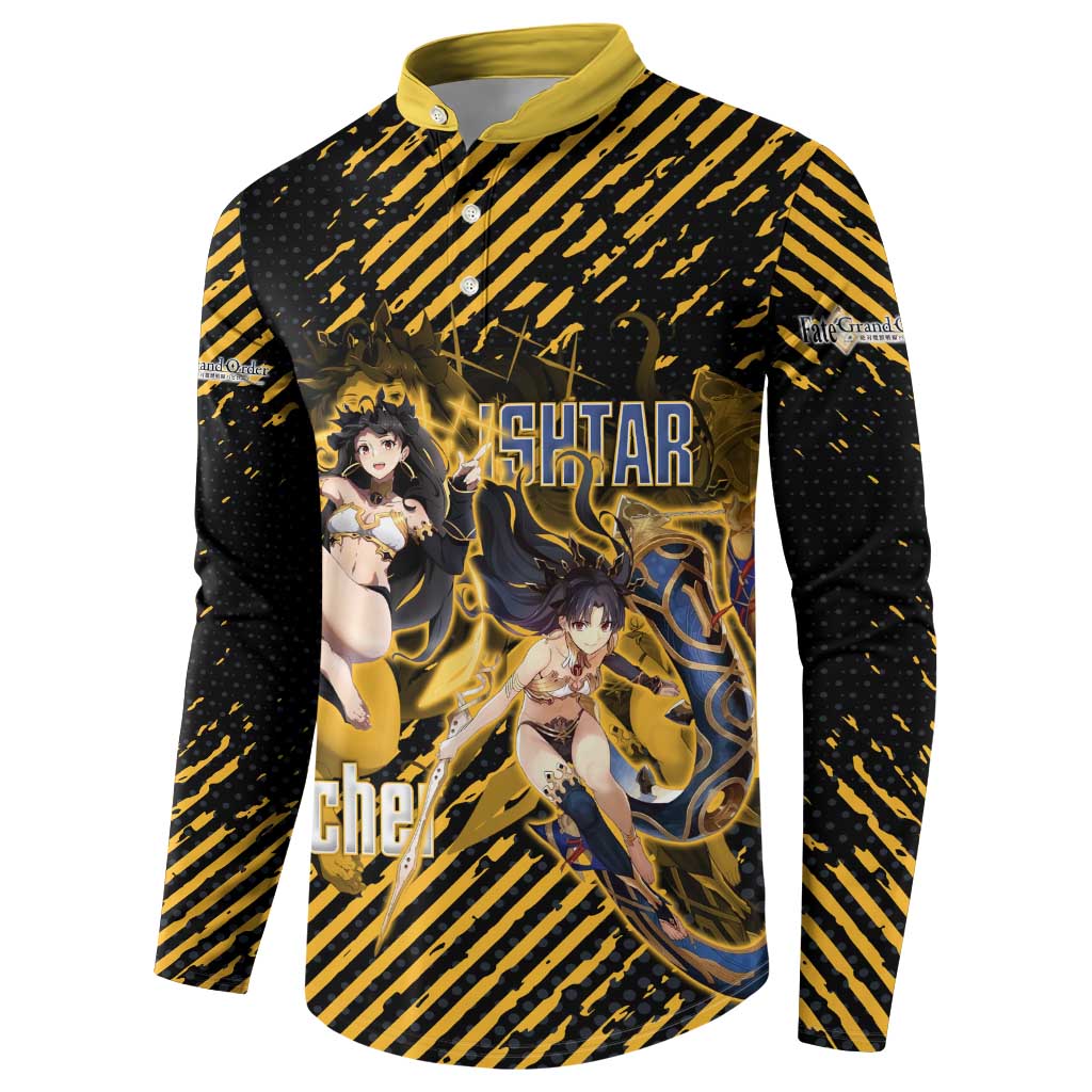Ishtar Archer Fate Grand Order Button Sweatshirt Anime Pop Art Grunge Style